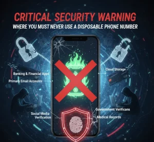 Critical Security Warning: Where You Must NEVER Use a Disposable Phone Number